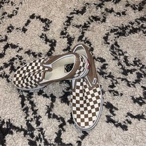 Asher Vans Checkered Bronze